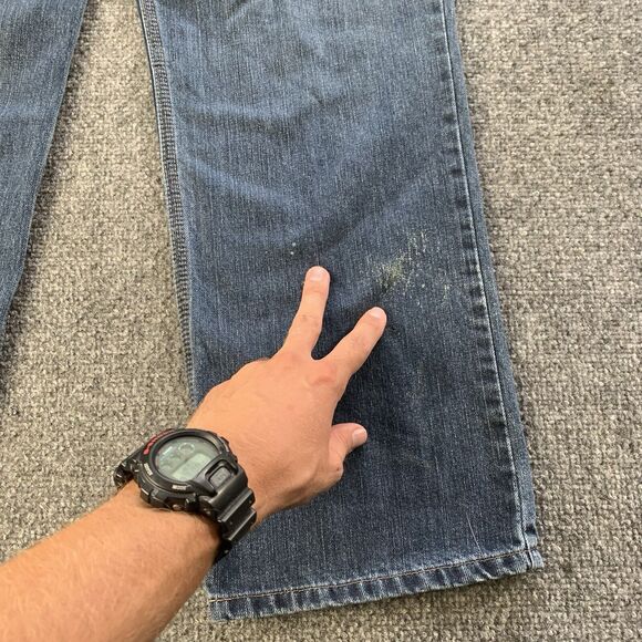 Carhartt Mens Relaxed Fit Blue Jeans Straight Med Wash Size 32 x 28 - Picture 4 of 14